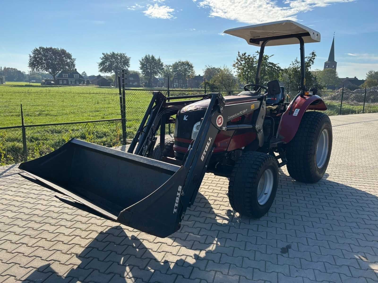 2018 Knegt 504G3 4WD tractor met Stoll FC 550 P voorlader, v, Gebruikt, Overige merken