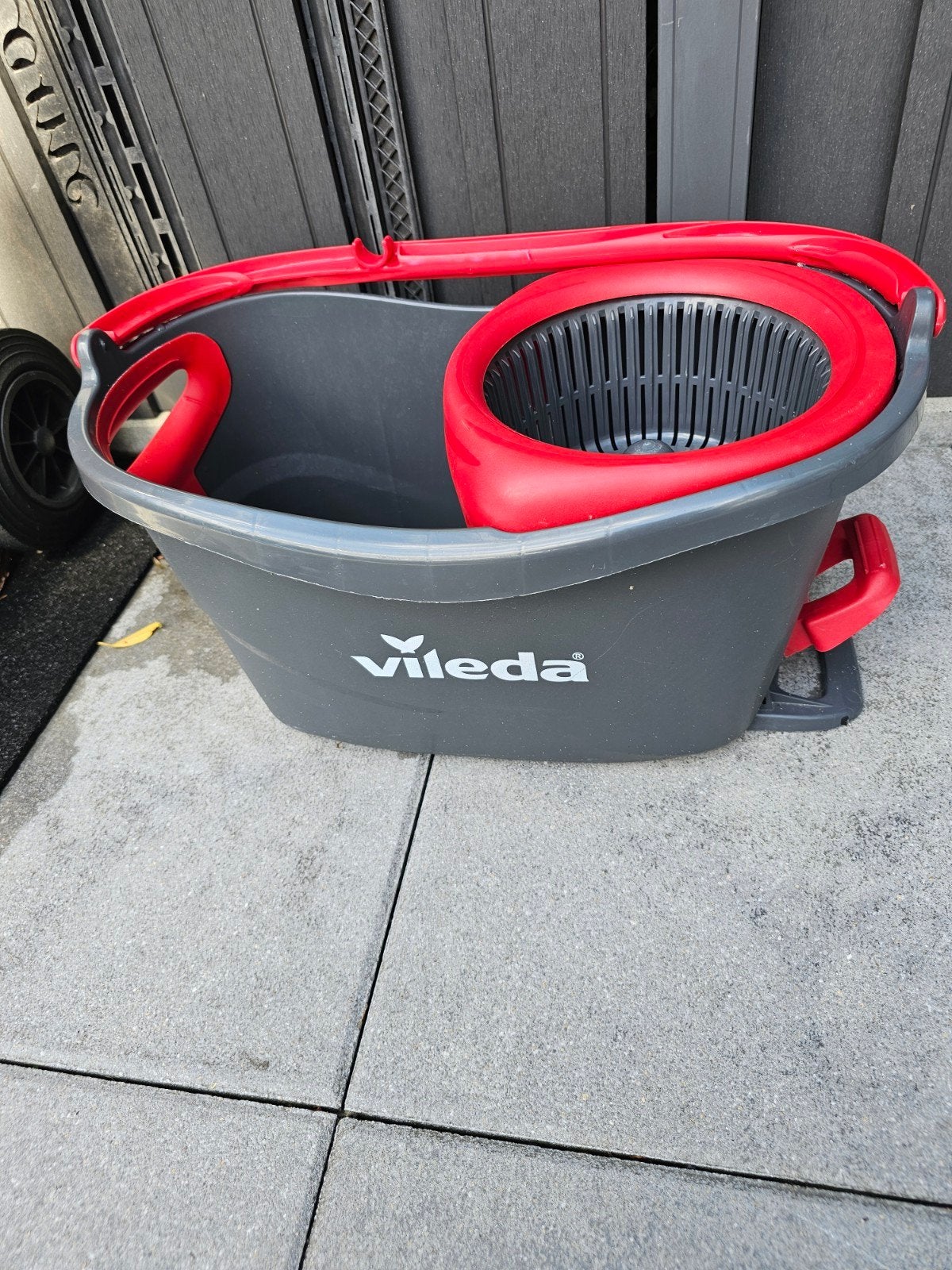 Vileda mop/dweil, Ophalen, Dweilemmer, -bak, of -wagen