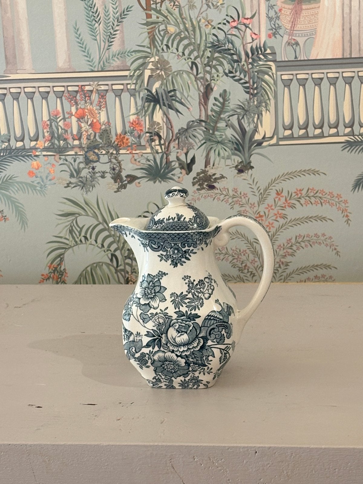 Vintage Enoch Wedgwood Asiatic Pheasants Koffiepot Jaren '70, Ophalen of Verzenden