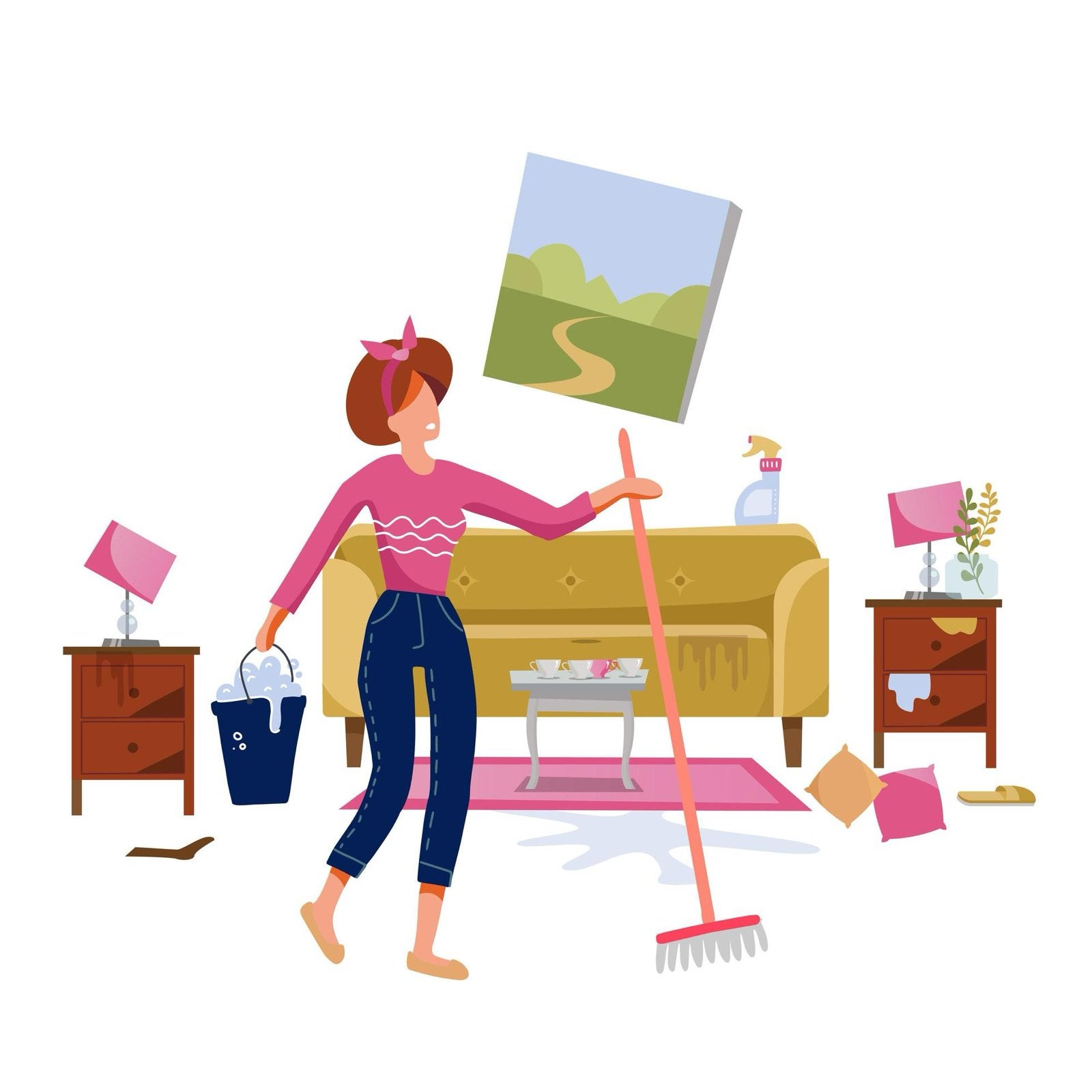 Opruimen, schoonmaken, was vouwen, Vacatures