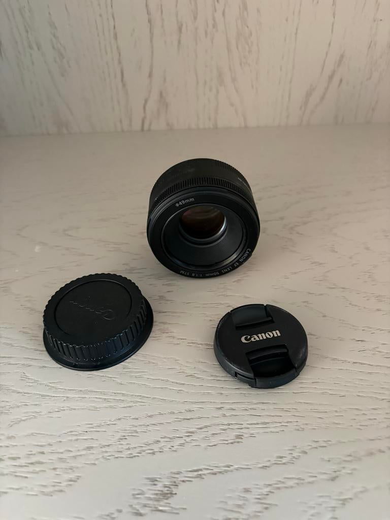 Canon EF 50mm f/1.8 STM lens, Verzenden, Zo goed als nieuw, Standaardlens