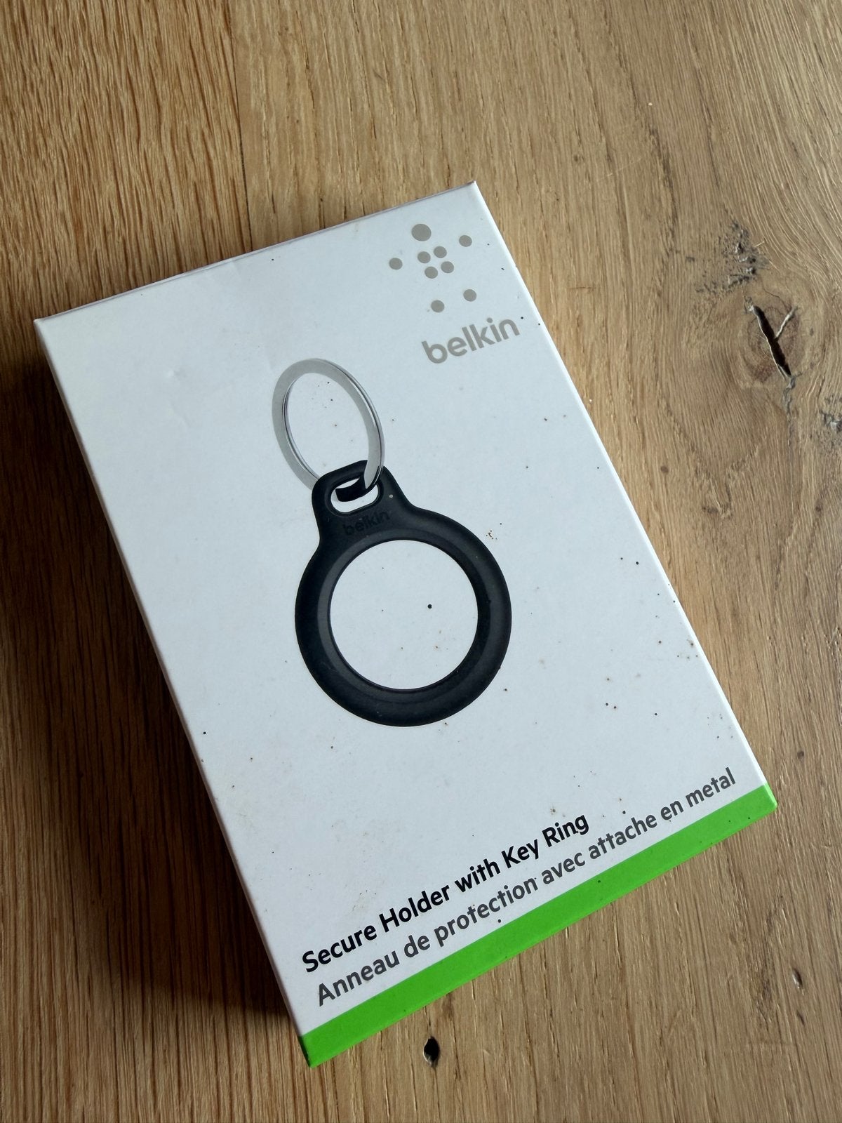Belkin Secure Houder met Sleutelring voor AirTag, Ophalen of Verzenden