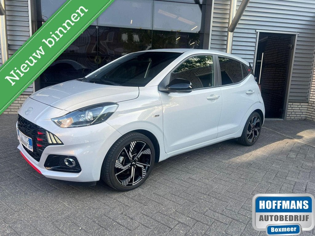 Hyundai i10 1.0 T-GDI N Line 5-zits, Auto's, Hyundai, Voorwielaandrijving, Gebruikt, Met garantie (alle), Bedrijf