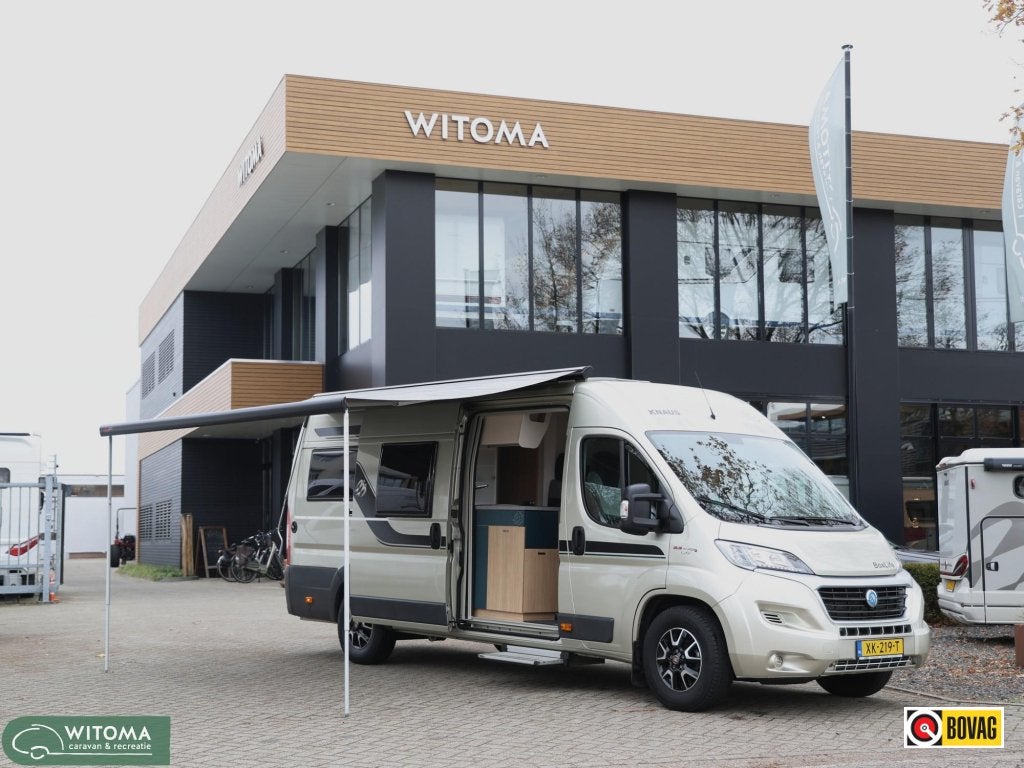 Knaus Boxlife 630 ME Euro 6 WEINIG KM !, Caravans en Kamperen, Luifel, Ringverwarming, Tot en met 2, Bedrijf