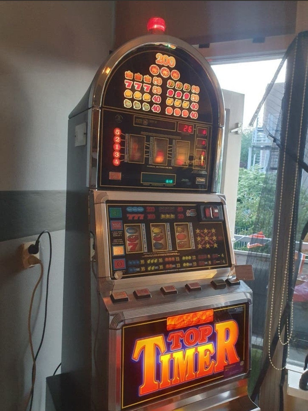 gokkast top timer, Verzamelen, Automaten | Gokkasten en Fruitautomaten, Euro, Ophalen, Zo goed als nieuw, Met sleutels