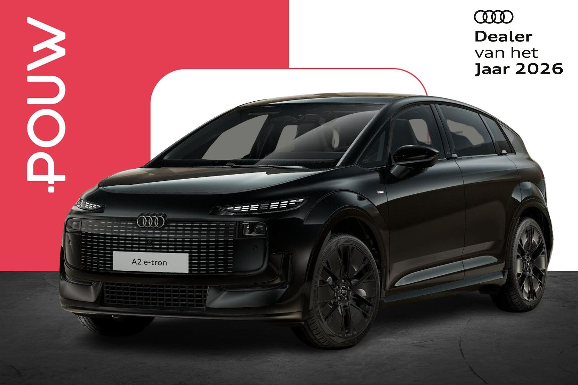 Audi A2 e-tron 170pk Launch Series Pro 52 kWh | 20" Velgen, Auto's, Automaat, 12 maanden, Zwart, Automatische klimaatregeling