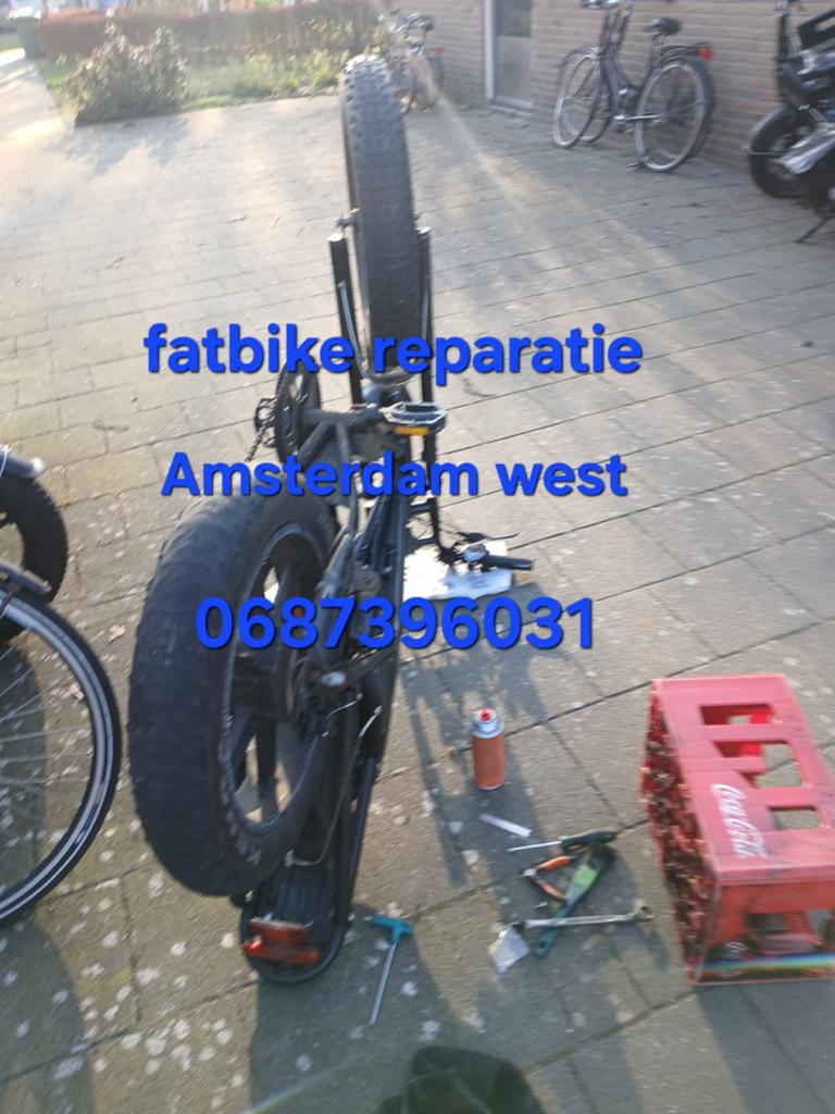 Fatbike reparatie in Amsterdam west, Ophalen of Verzenden, Fatbike, Band