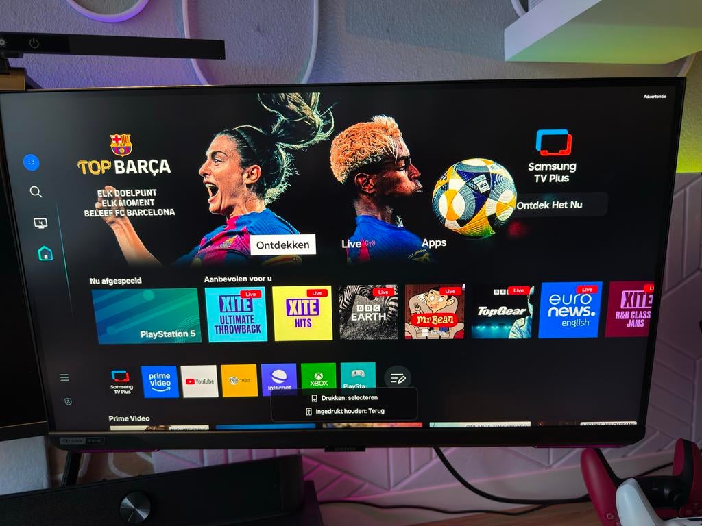 Samsung Gaming monitor/tv, Ophalen of Verzenden, Zo goed als nieuw, Gaming, LED
