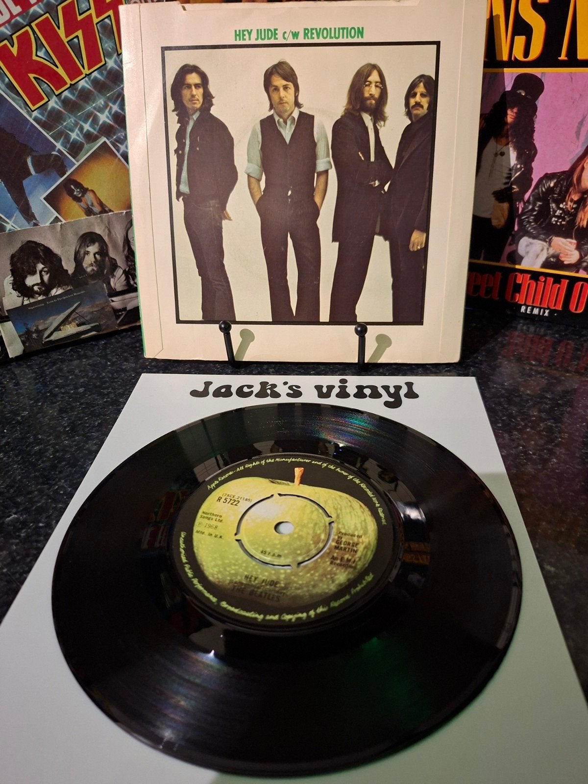 The Beatles - Hey Jude c/w Revolution 1976, Cd's en Dvd's, Vinyl | Pop, 7 inch, Ophalen of Verzenden, Overige typen, Fotohoes
