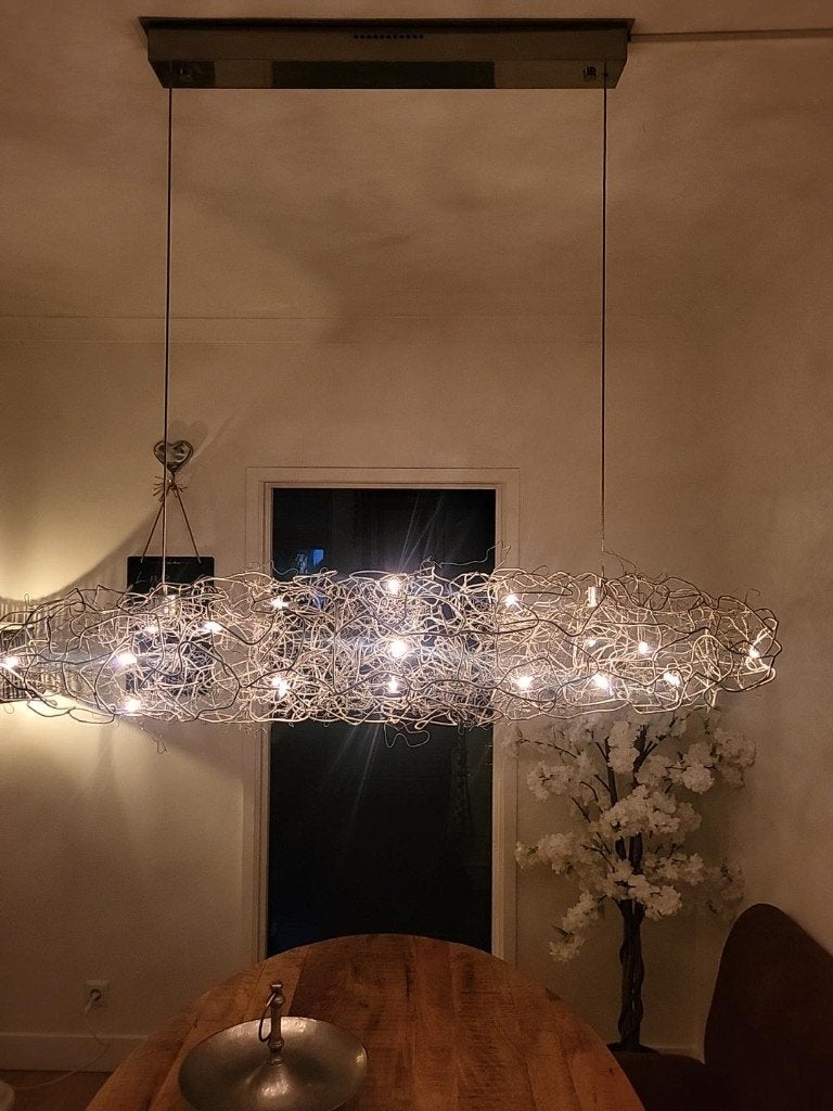 Hanglamp – Brand van Egmond Crystal Waters Cigar, Ophalen, Zo goed als nieuw, G4, Metaal