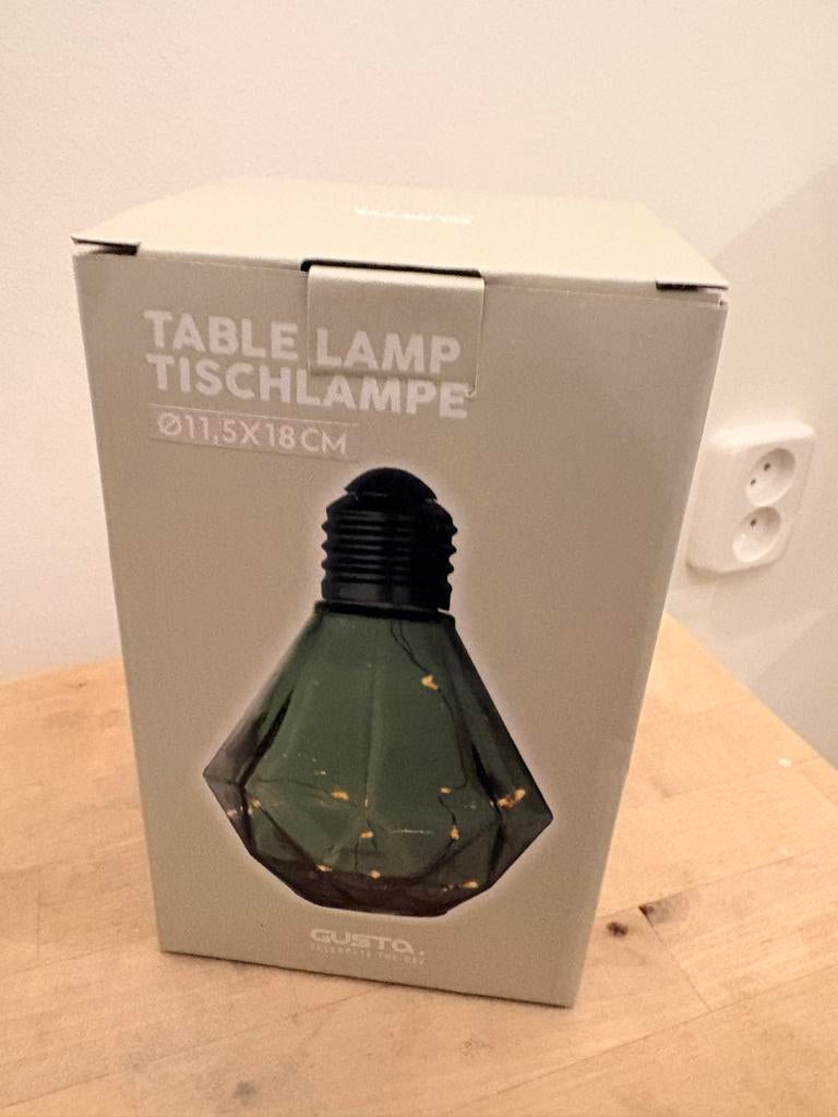 Nieuwe Gusto Tafellamp, Ophalen, Nieuw, Glas