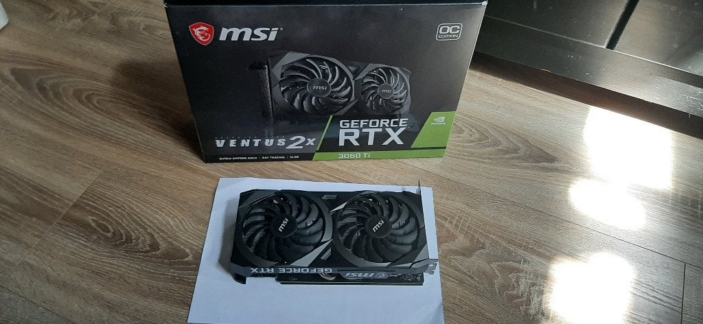 MSI GeForce RTX 3060 Ti Ventus 2x OC 8GB, Computers en Software, GDDR6, PCI-Express 4, Ophalen of Verzenden, Zo goed als nieuw