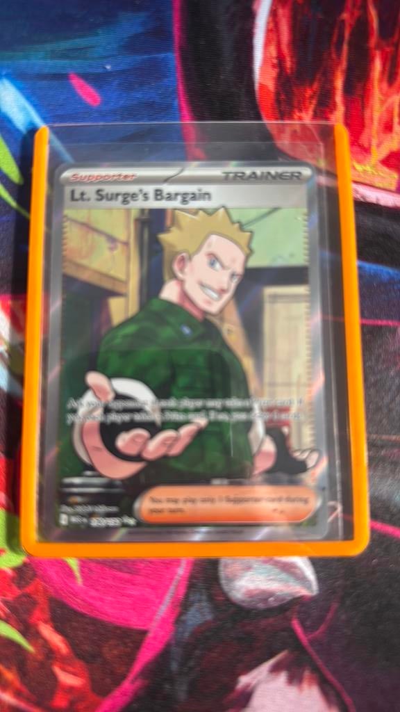 Mega Evolution Lt. Surge’s Bargain #170/132, Ophalen of Verzenden, Zo goed als nieuw