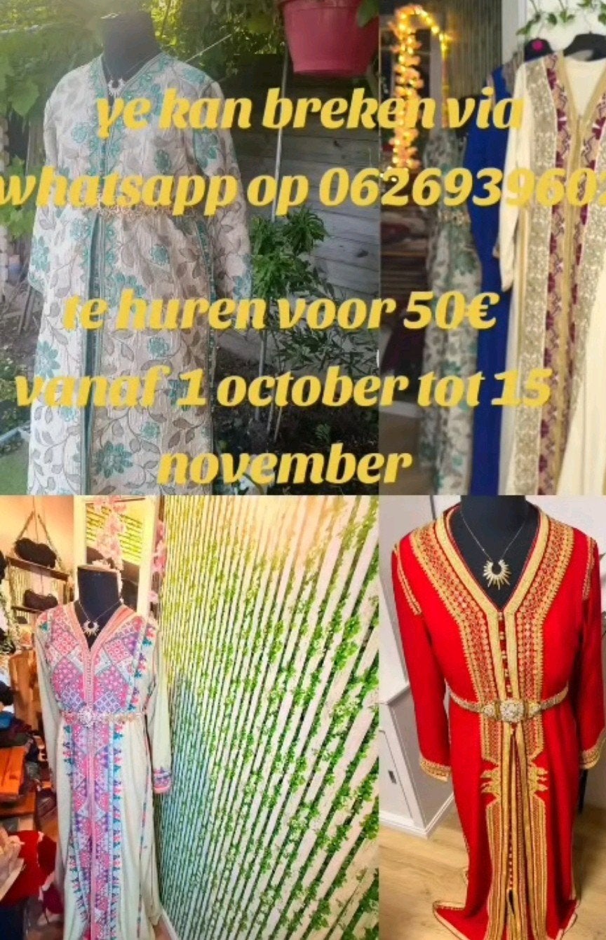 kaftan te huren, Ophalen, Zo goed als nieuw, Overige typen