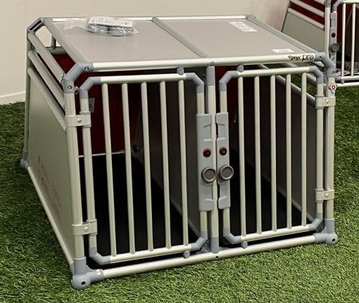 4Pets Pro 22 - Autobench - voor 2 Honden, Dieren en Toebehoren, Ophalen, Zo goed als nieuw