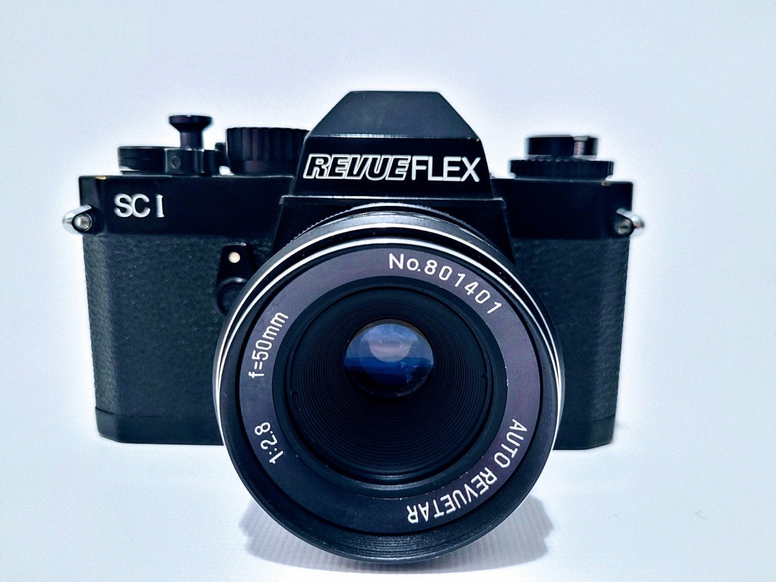 Revueflex SC1 Spiegelreflexcamera met accessoires, Ophalen of Verzenden, Niet werkend, Spiegelreflex, Overige Merken