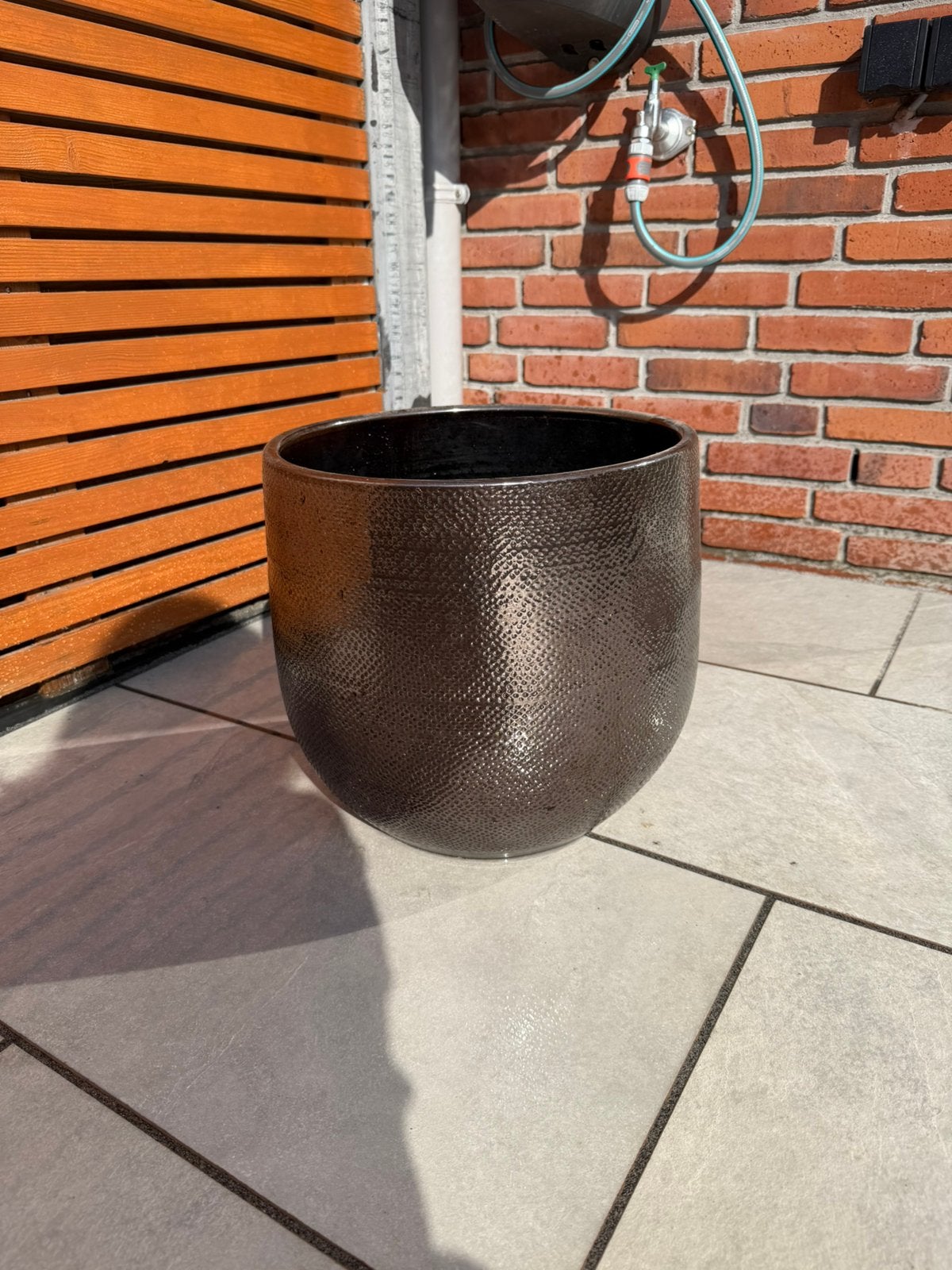 Plantenpot, Tuin en Terras, Ophalen, Steen, Gebruikt, Minder dan 30 cm