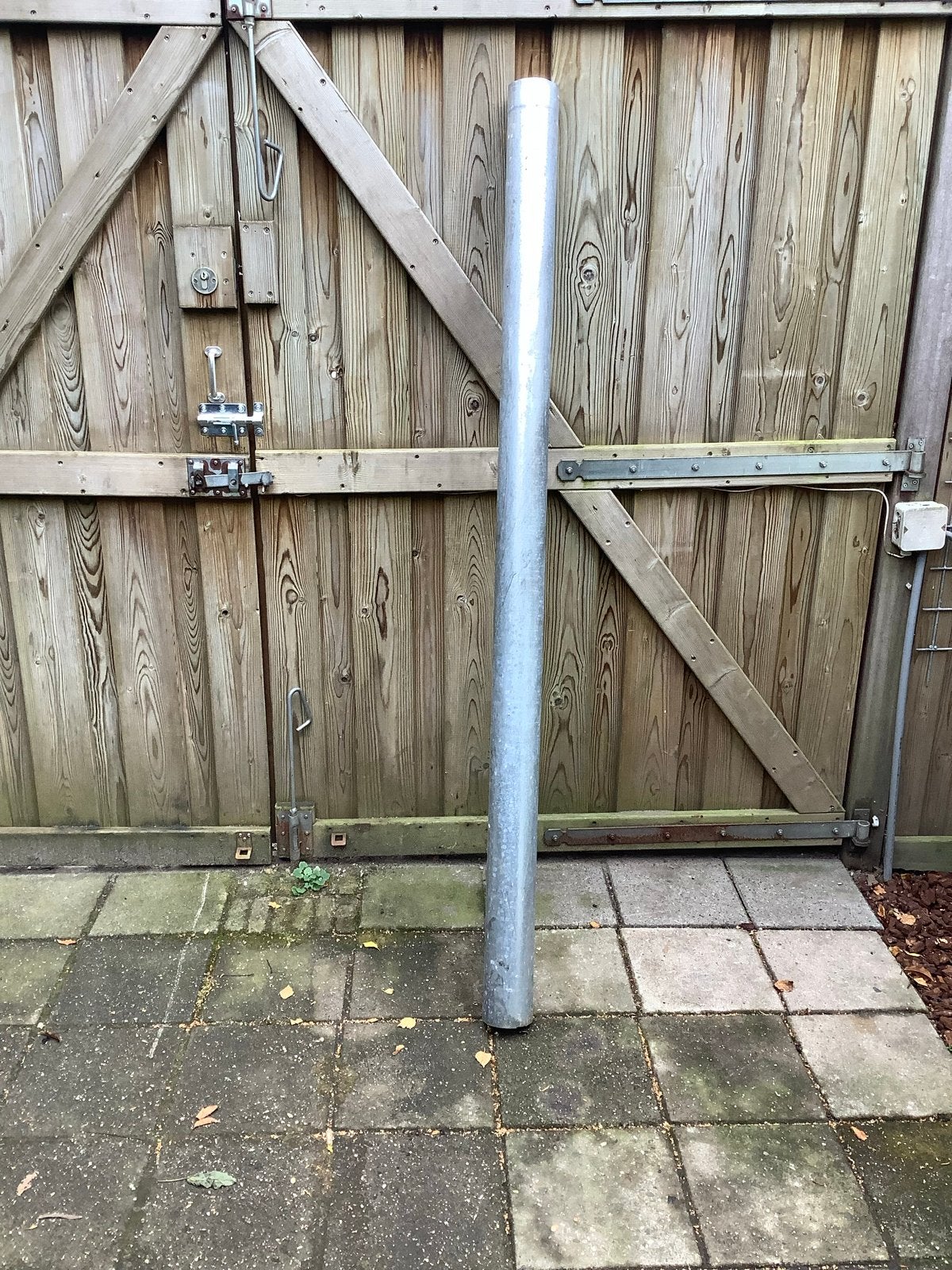 Nieuwe Zinken Regenpijp/Hemelwaterafvoer 100mm, 1.8m, Ophalen, Nieuw, Zink, Minder dan 2 meter
