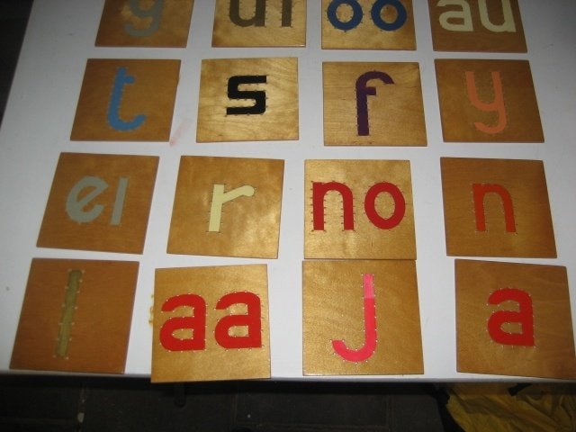 Houten borduurplankjes cijfers en letters, Ophalen of Verzenden, Overige typen