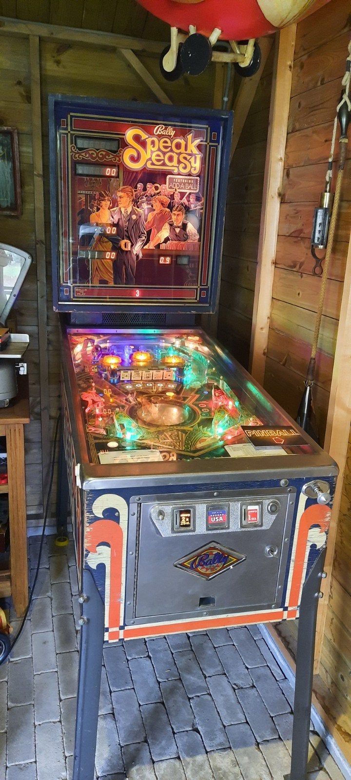 Goed werkende Bally Speakeasy flipperkast, Ophalen, Gebruikt, Elektronisch, Bally