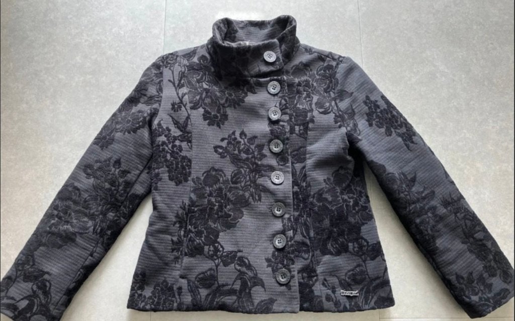 Desigual jas, maat M, Maat 38/40 (M), Verzenden, Zwart, Zo goed als nieuw