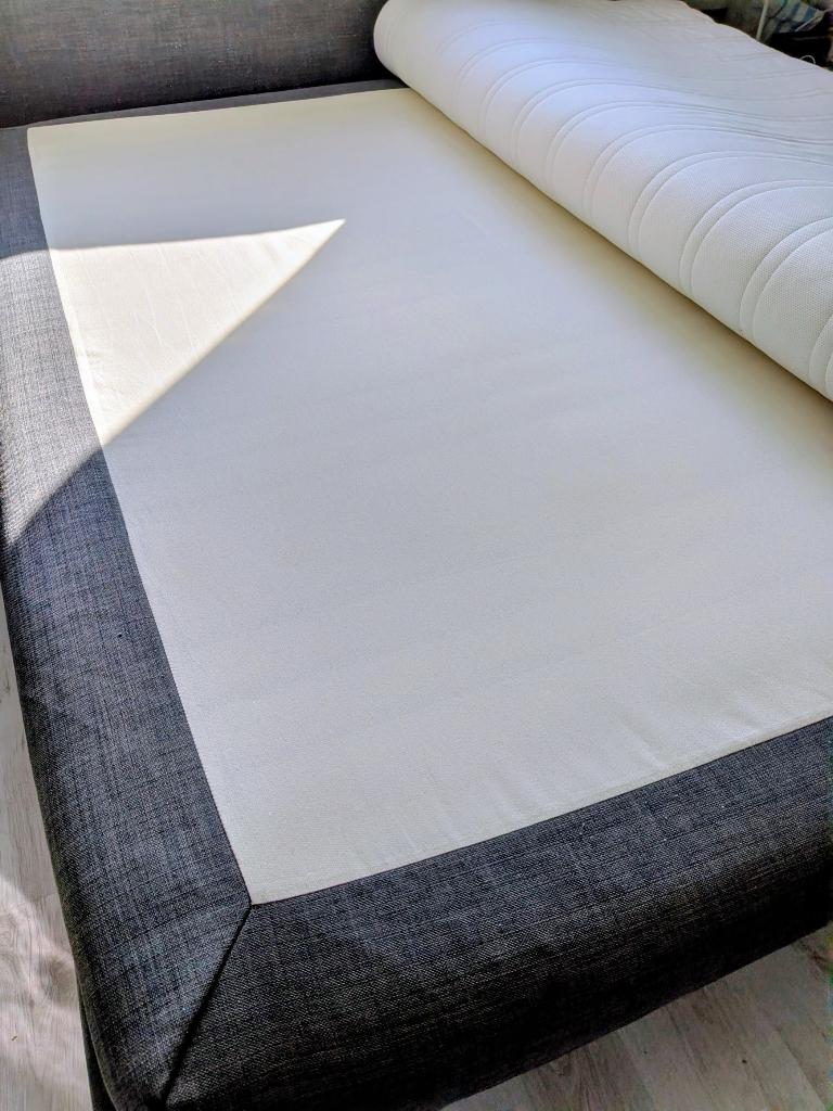 Super nette IKEA HÖVÅG matras 180x200 & TUDDAL topper, Ophalen, Gebruikt, Tweepersoons, Matras