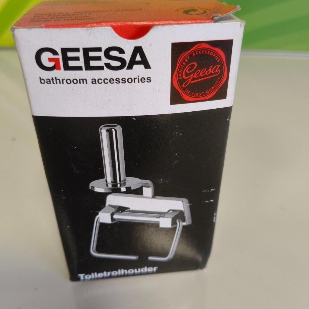 Geesa Closetrolhouder / Toiletrolhouder `` NIEUW``, Ophalen of Verzenden, Nieuw, Grijs, Handdoek