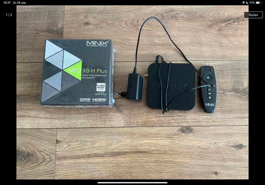MiniX NEO X8-H Plus mediaspeler, Ophalen of Verzenden, Zo goed als nieuw