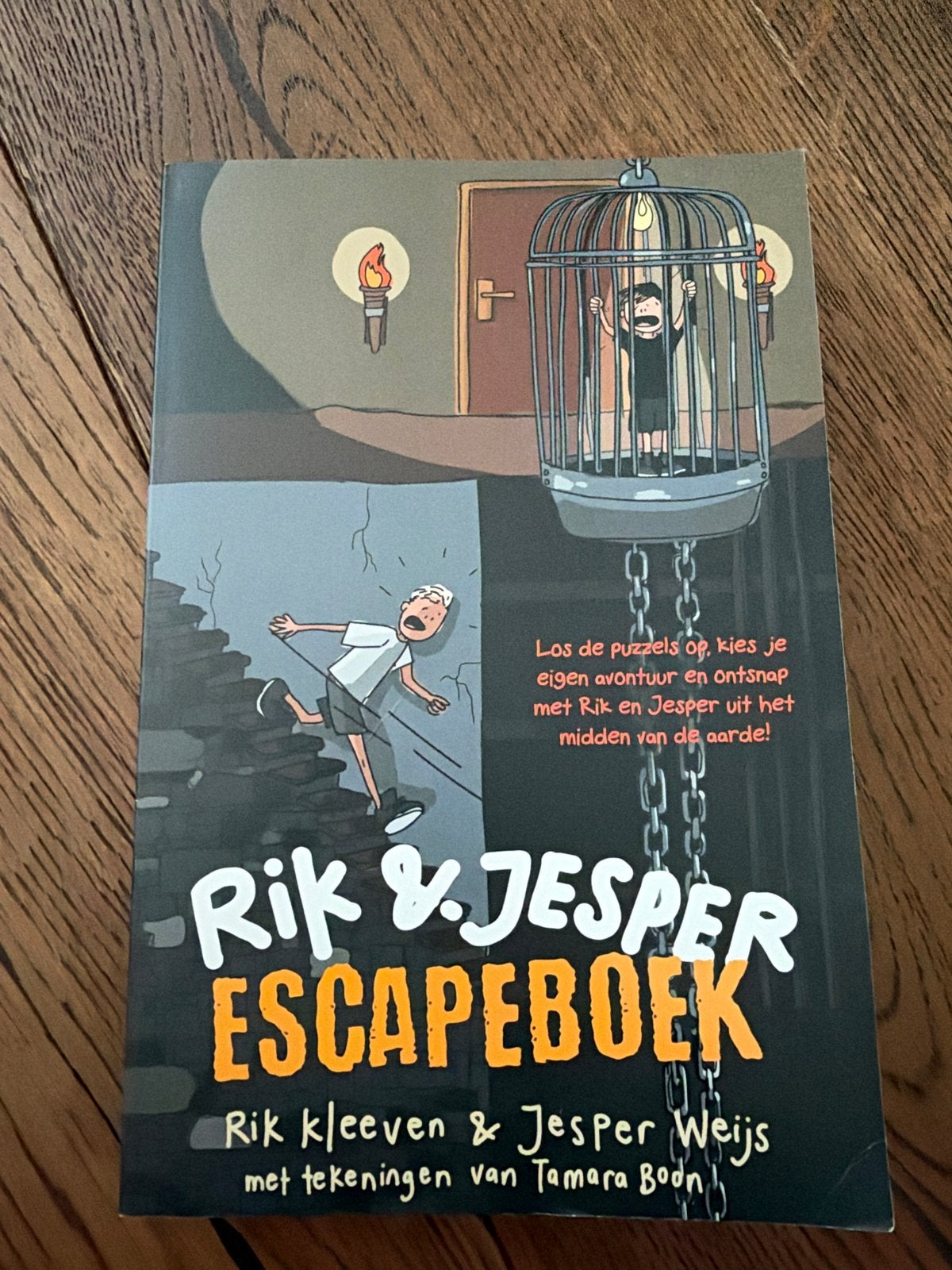 Rik & Jesper Escapeboek - Spannend avontuur voor jong en oud, Ophalen of Verzenden, Zo goed als nieuw, Fictie