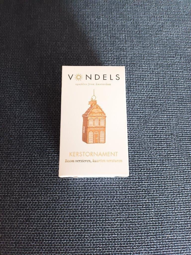 VONDELS Kerstornament - huisje -  NIEUW in doos, Diversen, Ophalen of Verzenden, Nieuw