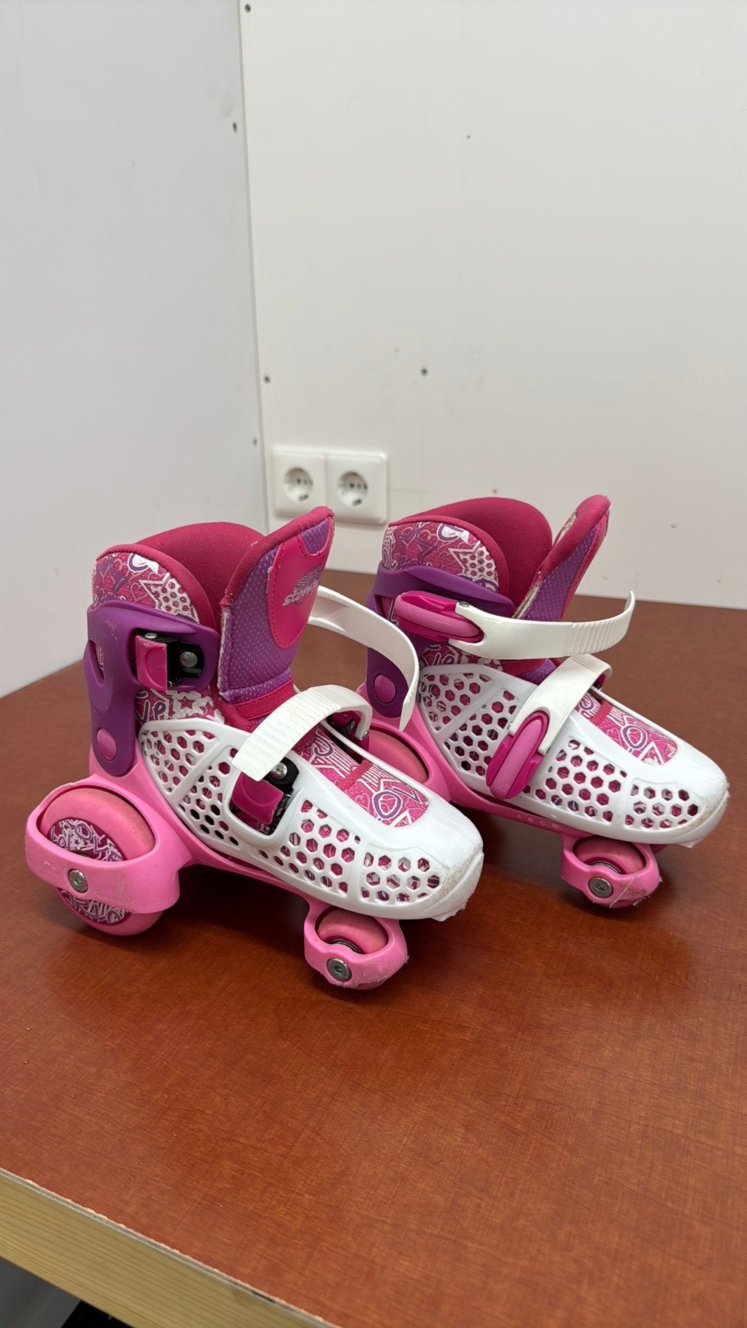Leuke rolschaatsen, Kinderen en Baby's, Speelgoed | Buiten | Rolschaatsen, Ophalen, Verstelbaar, Gebruikt, Kinderen