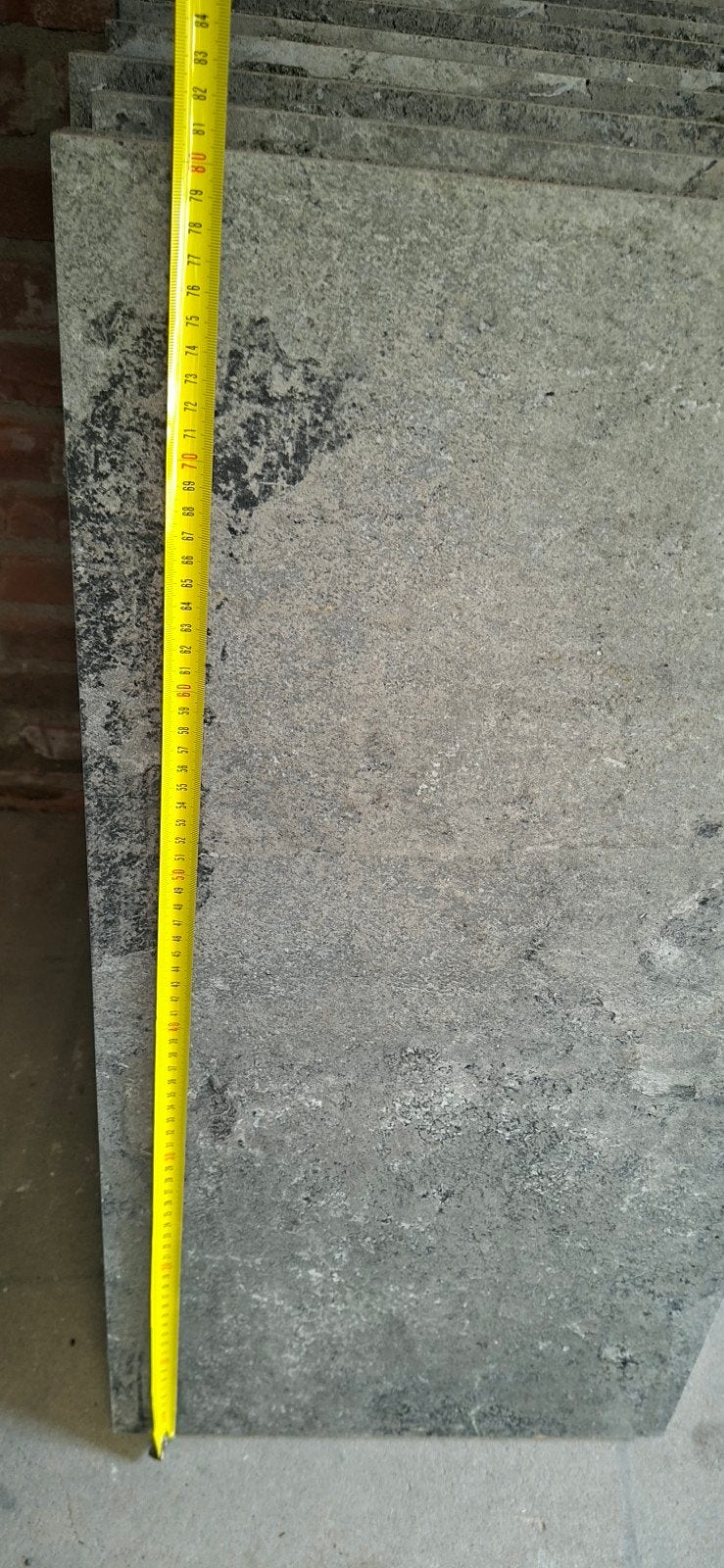 10 nieuwe geoceramica tegels 80x40 cm, Tuin en Terras, Ophalen, Nieuw, Keramiek, Overige typen