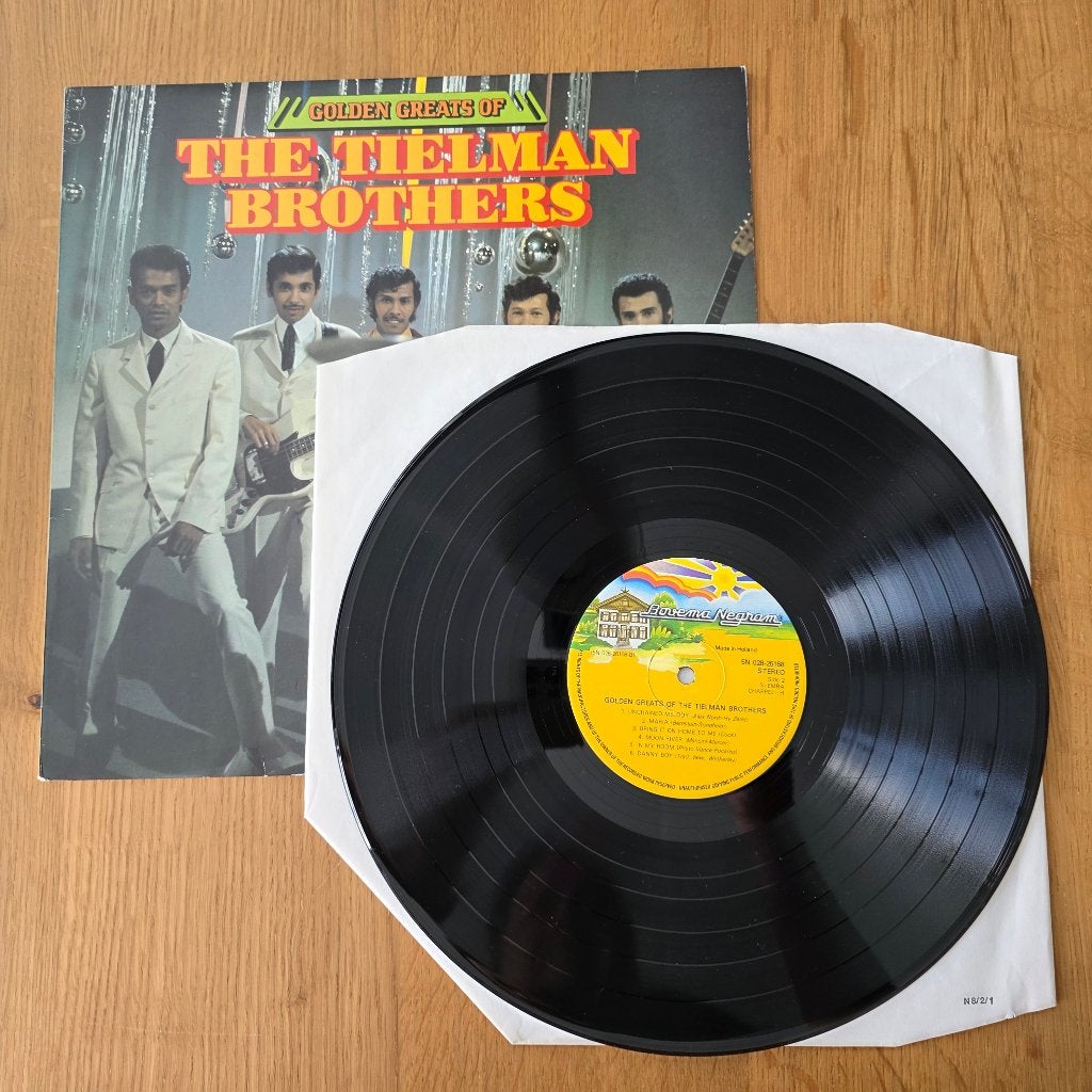 Tielman Brothers – Golden Greats (NL1979) (VG+/VG+), Cd's en Dvd's, Ophalen of Verzenden, Gebruikt, 12 inch, Poprock