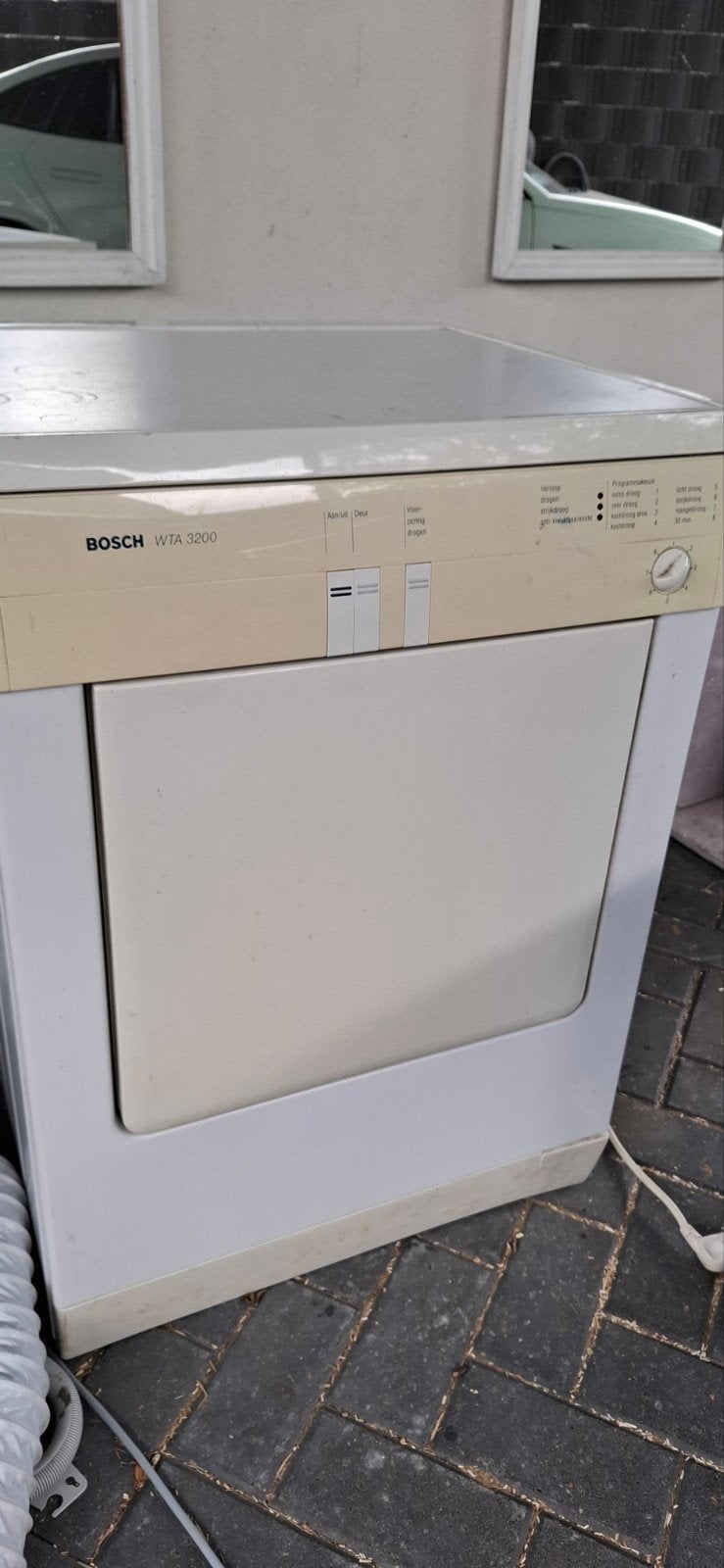 Bosch WTA 3200 Condensdroger, Witgoed en Apparatuur, Wasdrogers, Ophalen, 6 tot 8 kg, Gebruikt, Voorlader