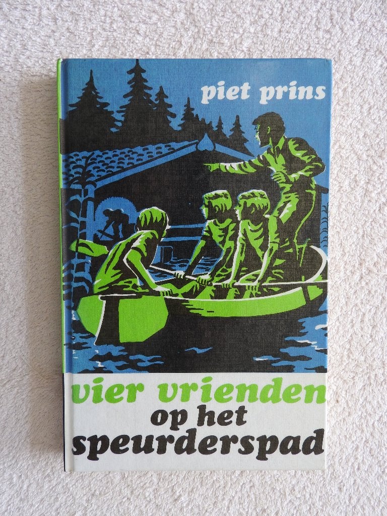 Piet Prins - Vier vrienden op het speurderspad (2e druk), Boeken, Ophalen of Verzenden, Zo goed als nieuw