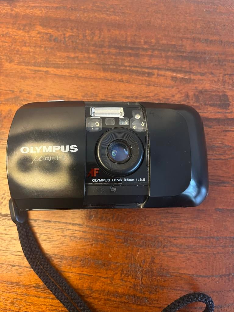 Olympus mju 1 compact camera - Werkend!, Audio, Tv en Foto, Fotocamera's Analoog, Ophalen of Verzenden, Gebruikt, Compact, Olympus