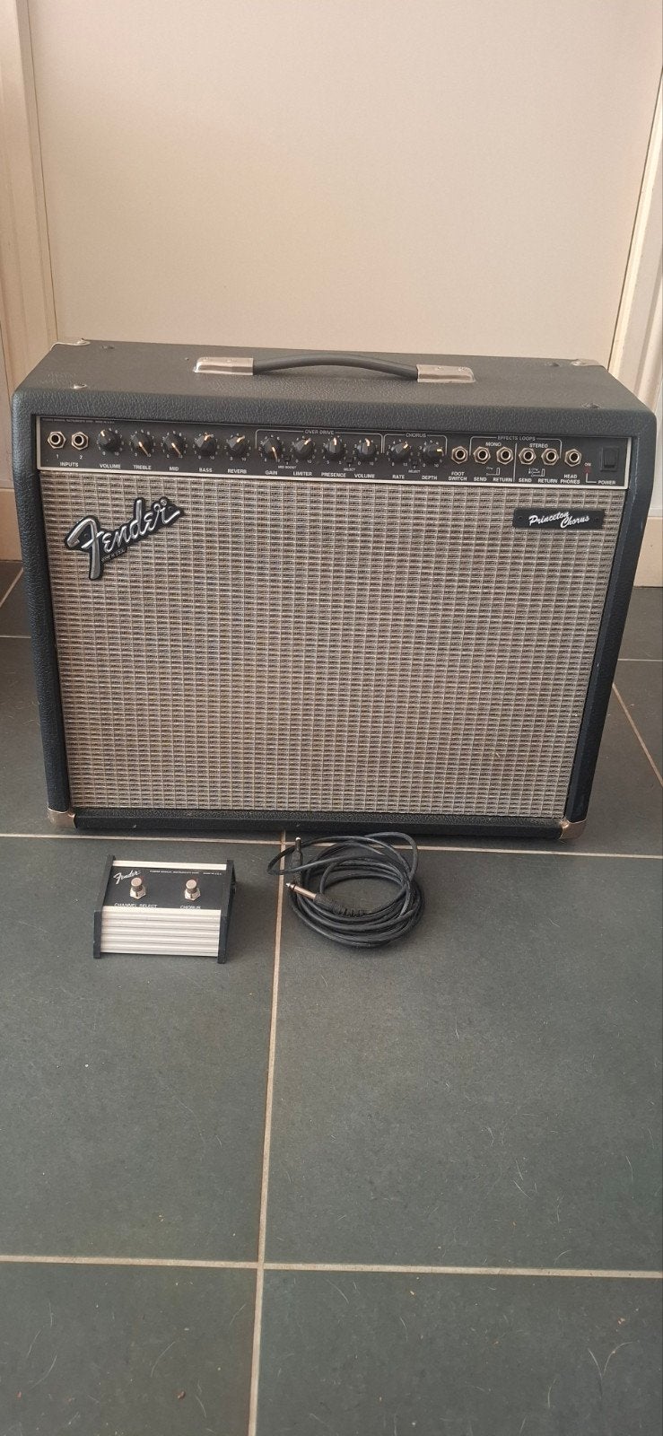 Fender Princeton Chorus versterker, Muziek en Instrumenten, Versterkers | Bas en Gitaar, Ophalen, Gebruikt, Gitaar, 100 watt of meer