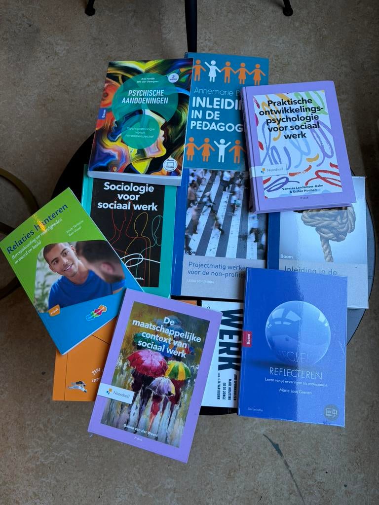 Social Work studieboeken compleet leerjaar 1, Ophalen of Verzenden, Zo goed als nieuw, Overige niveaus, Nederlands