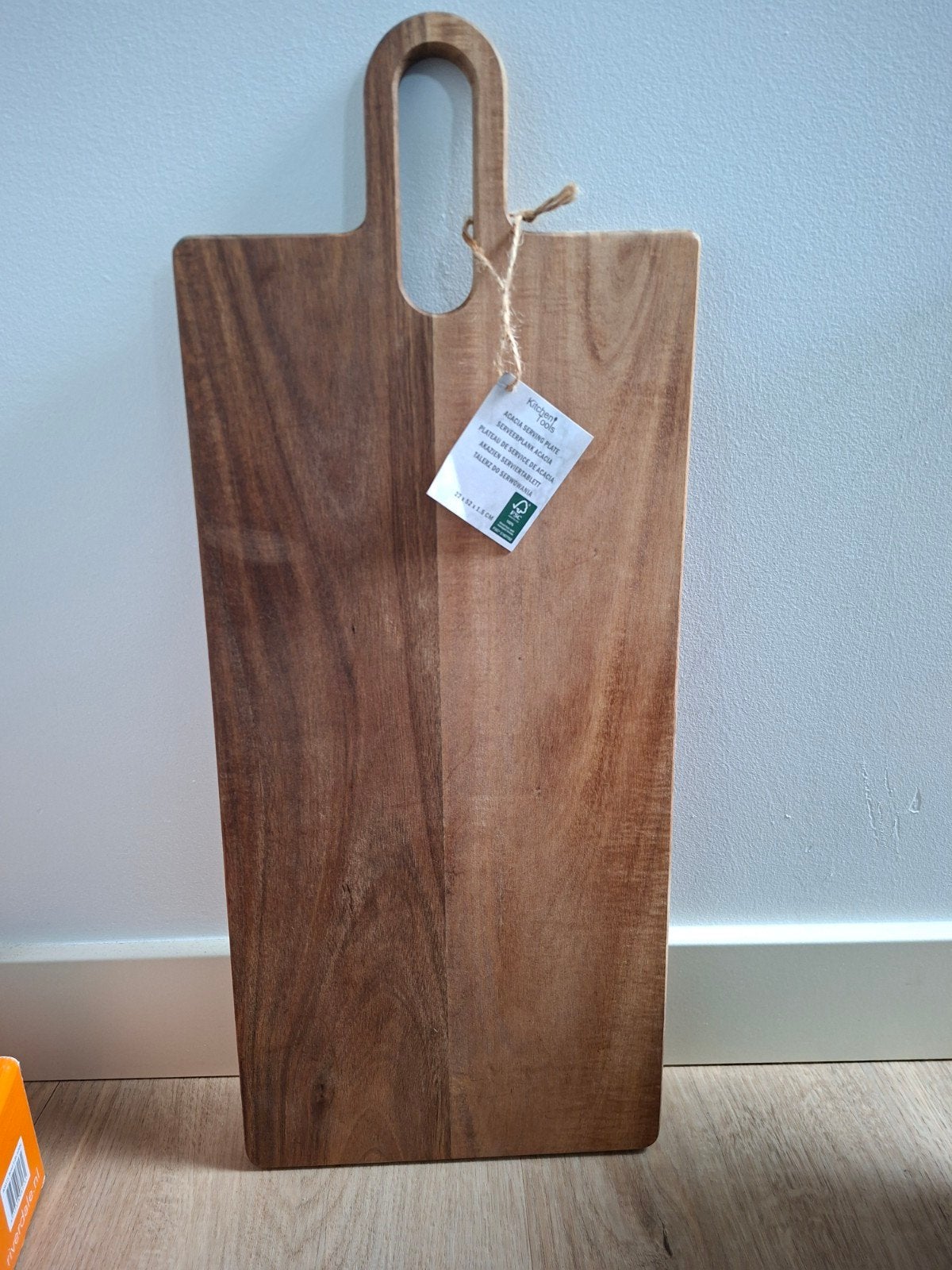 Acacia serveerplank - Nieuw met label, Hout, Snij-/serveerplank, Nieuw, Ophalen of Verzenden