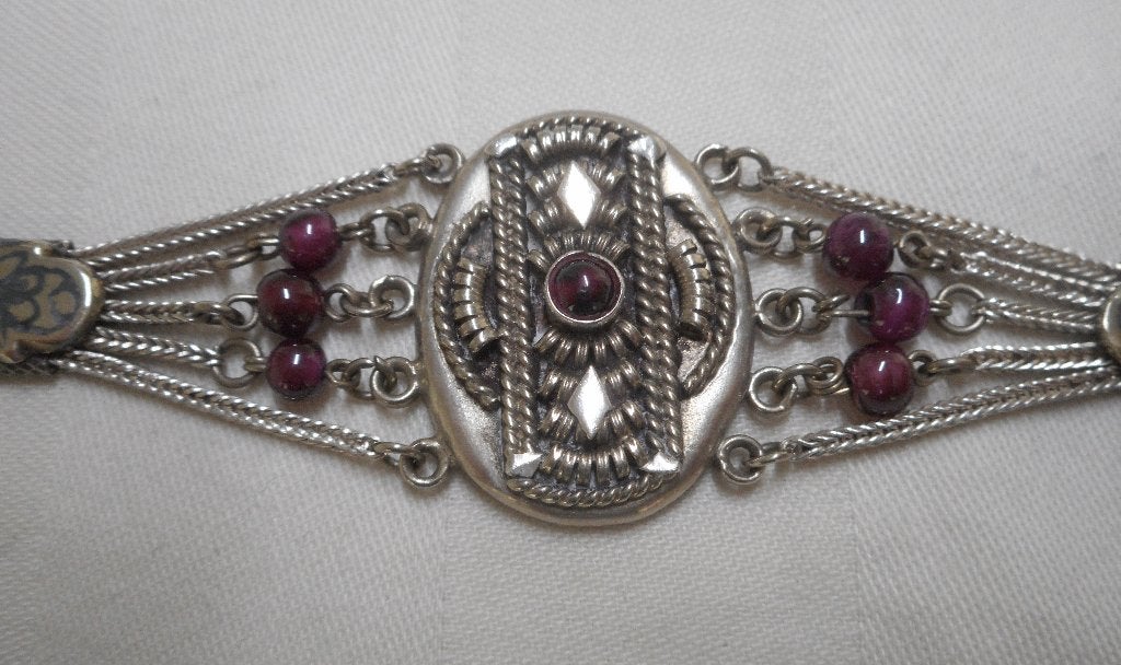 Zilveren antieke armband nr.2117, Sieraden, Tassen en Uiterlijk, Verzenden, Zilver, Armband