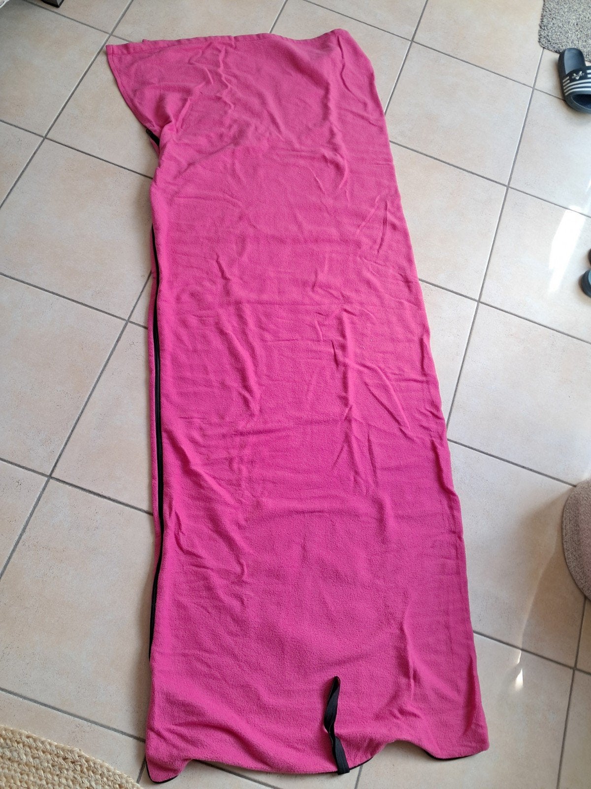 roze fleece slaapzak 1 persoons, Ophalen
