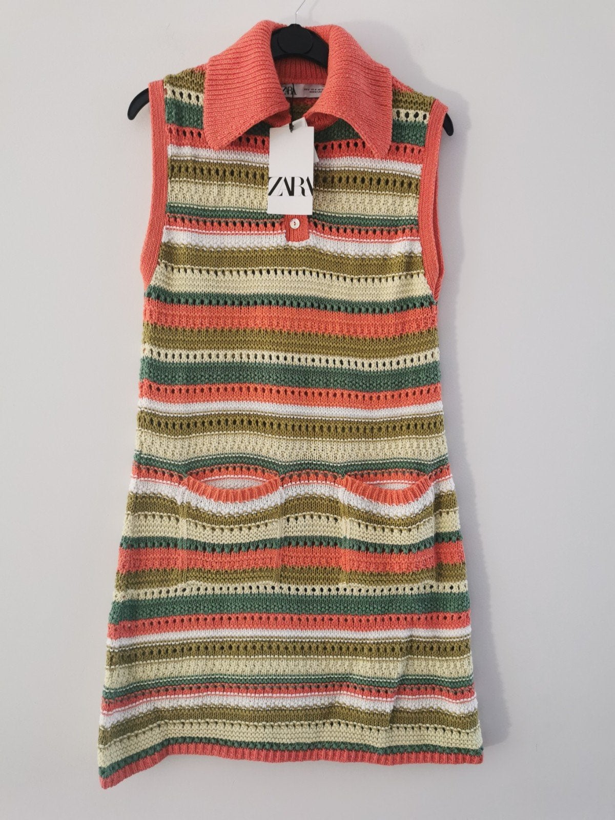 ZARA tricot jurk mt. M, Maat 38/40 (M), Zara, Nieuw, Boven de knie