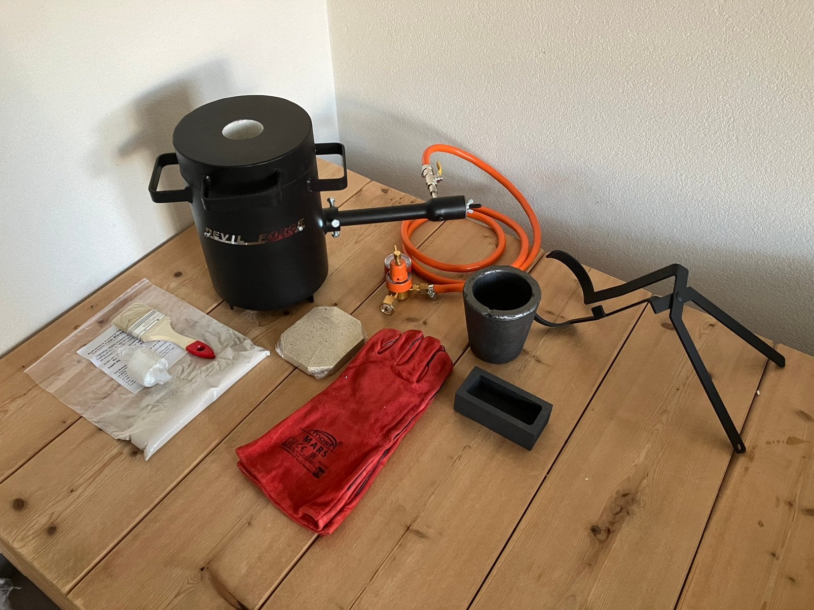 Devil Forge smeltoven 4kg COMPLETE SET, Ophalen of Verzenden, Nieuw