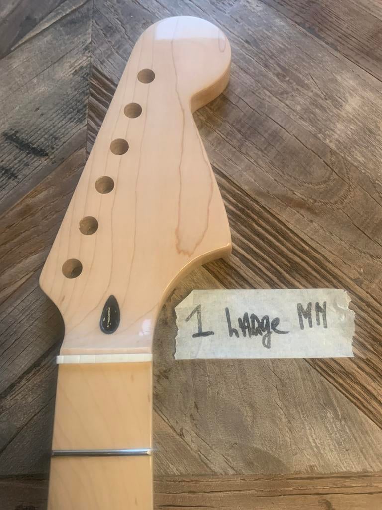 Stratocaster hals CBS era large headstock Maple” Large 1 M, Muziek en Instrumenten, Instrumenten | Onderdelen, Verzenden, Geen