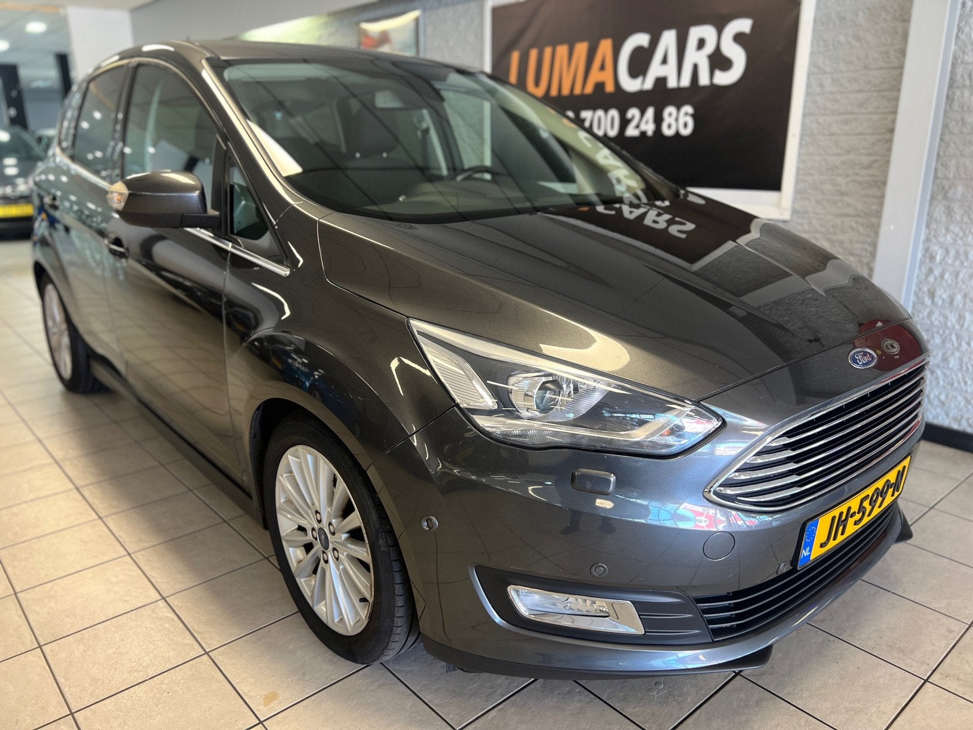Ford C-Max 1.0 Titanium | Nieuwe APK | Camera | Navi | PDC |, Auto's, Voorwielaandrijving, 125 pk, Gebruikt, Euro 6