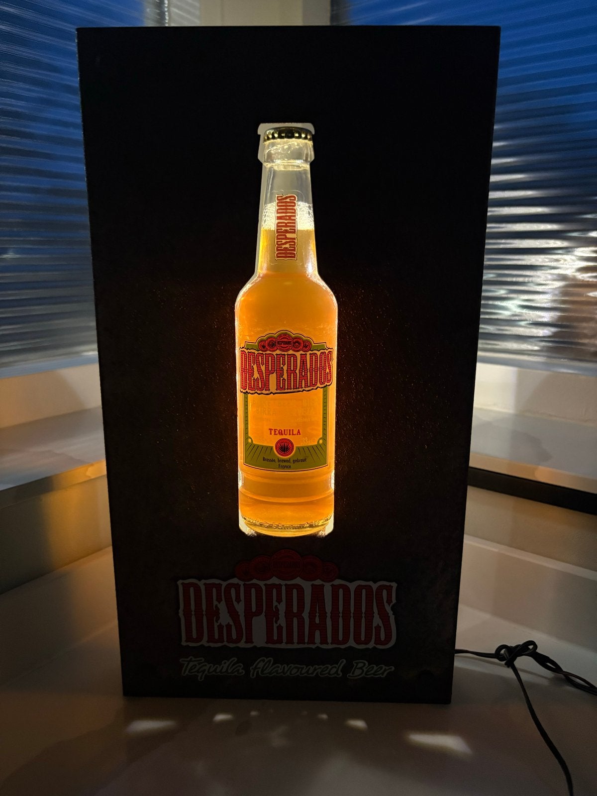 Desperados Lichtbak / Lichtreclame, Verzenden, Gebruikt, Lichtbak of (neon) lamp