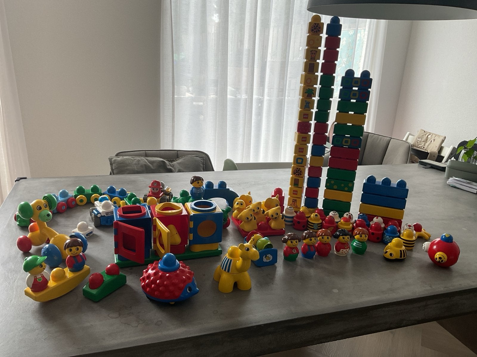 Grote partij Primo duplo lego voor de allerkleinste, Ophalen of Verzenden, Gebruikt, Duplo