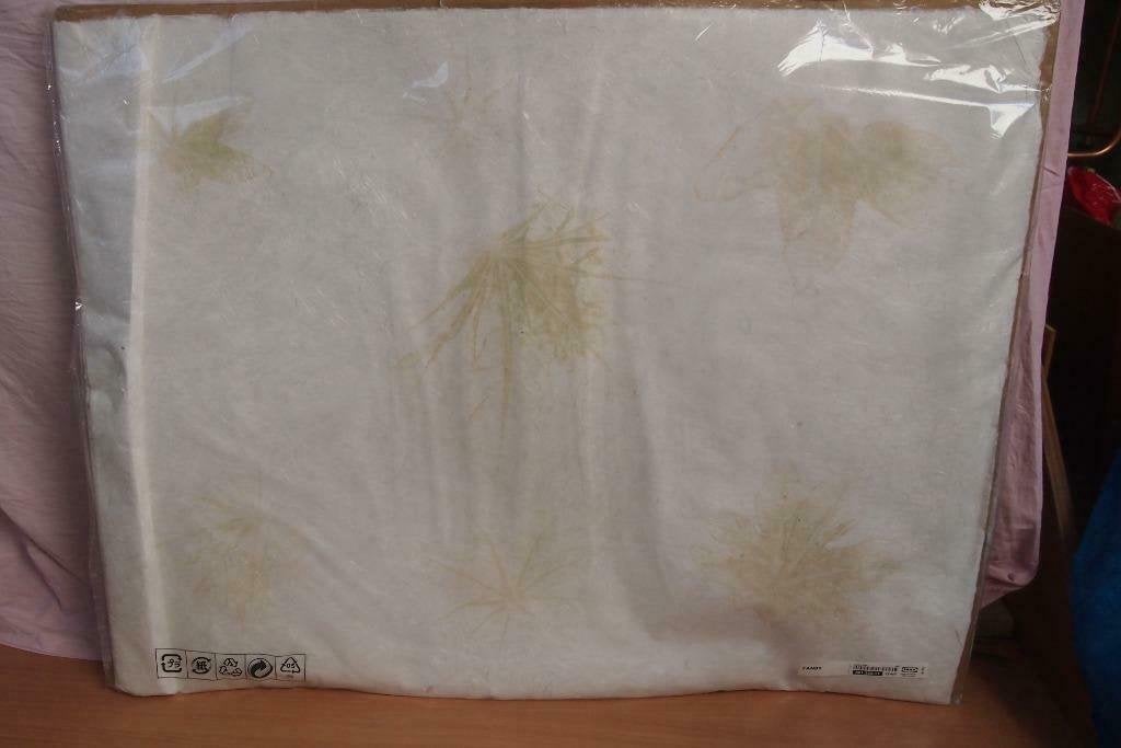 IKEA Fanby leuke vellen van rijstpapier met bladeren - nieuw, Ophalen, 50 – 75, Nieuw, Schilderij