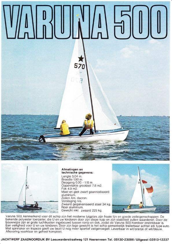 Zeilboot - Varuna 500, Ophalen, Gebruikt, Overige typen, 15 tot 30 m²