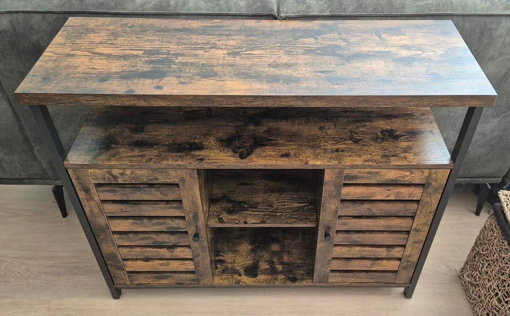 Industriële Kast met Opbergruimte - 100x35x82 cm, Ophalen, Zo goed als nieuw
